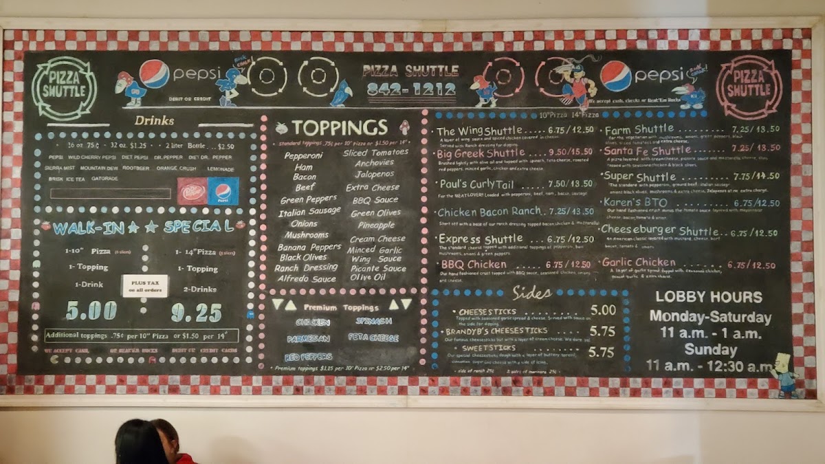 Pizza Shuttle Menu - Image 5